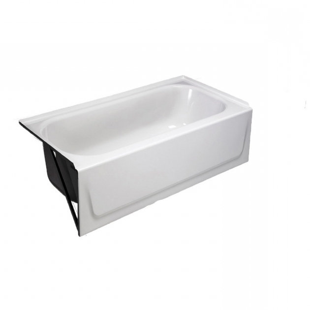Awesome Briggs Bathtub Shop Briggs White Enameled Steel Rectangular Alcove Bathtub With