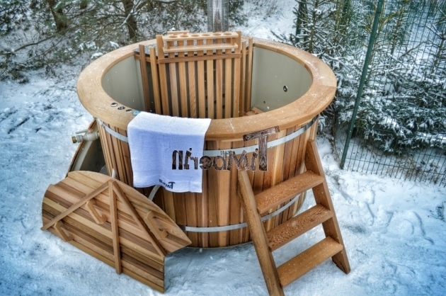 Beautiful Cedar Soaking Tub Red Cedar Wood Fired Hot Tub Unique Model Timberin Youtube