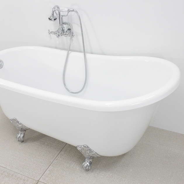Fascinating 54 Clawfoot Tub Hlsw54fpk 54 Hotel Collection Swedish Slipper Clawfoot Tub