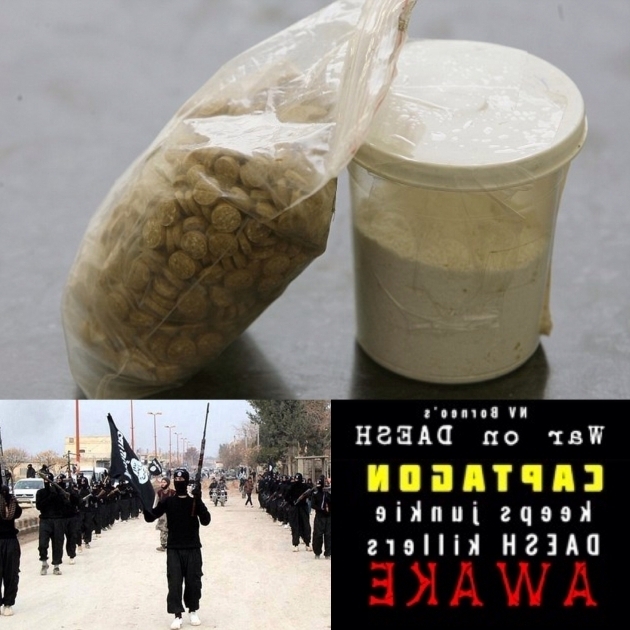 Fascinating Bathtub Crank Shown Above Daesh Stashes Of Coke In Vial And Captagon