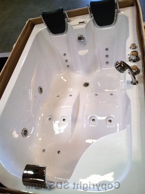 Image of Soaking Tub With Jets Two Person Whirlpool Tub From Jacuzzi New Aquasoul Double