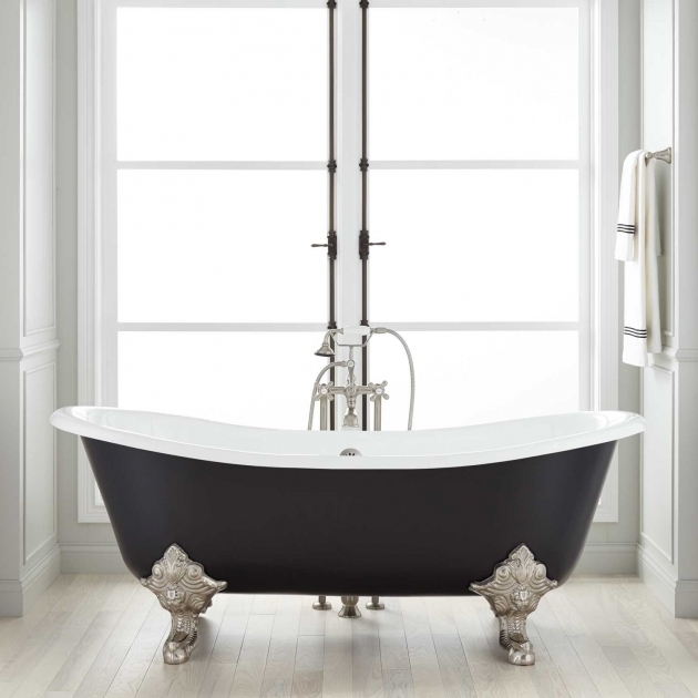 Incredible Black Clawfoot Tub 72 Lena Cast Iron Clawfoot Tub Monarch Imperial Feet Black