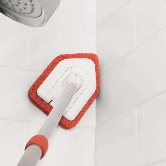 Inspiring Bathtub Scrubber Extendable Tub Tile Scrubber Oxo