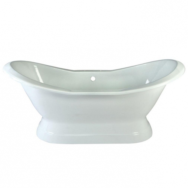 Outstanding 6Ft Clawfoot Tub Aqua Eden 6 Ft Cast Iron Claw Foot Double Slipper Tub With 7 In
