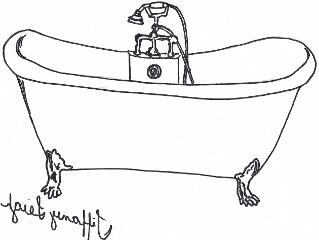 Outstanding How To Draw A Bathtub Black Line Drawing Of A Claw Foot Tub Google Search Soap