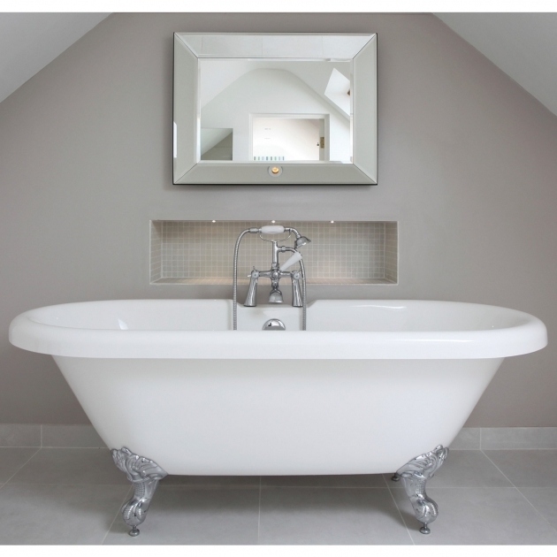 Picture of Clawfoot Tub Coasters Randolph Morris 60 Inch Acrylic Double Ended Clawfoot Tub Rim