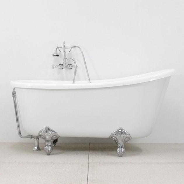 Stunning 54 Clawfoot Tub Hlsw54fpk 54 Hotel Collection Swedish Slipper Clawfoot Tub