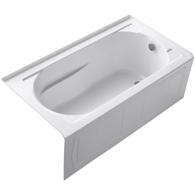 Stylish 4Ft Bathtubs Bootz Industries Honolulu 46 12 In Left Hand Drain Soaking Tub