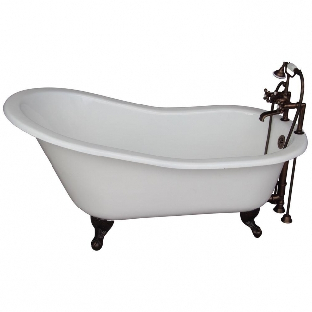 Wonderful Fiberglass Clawfoot Tub Clawfoot Tubs Freestanding Tubs The Home Depot