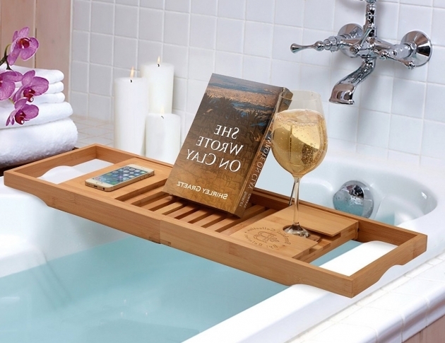 Alluring Bathtub Book Holder Bathtub Book Caddy Icsdri