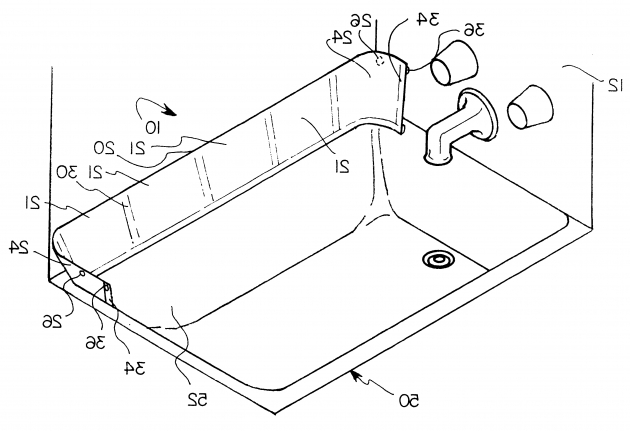 Alluring Bathtub Splash Guard Patent Us6341388 Bathtub Splash Guard Assembly Google Patents