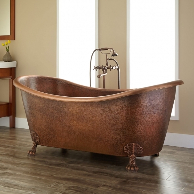 Amazing Double Slipper Clawfoot Tub Isabella Copper Double Slipper Clawfoot Tub Bathroom