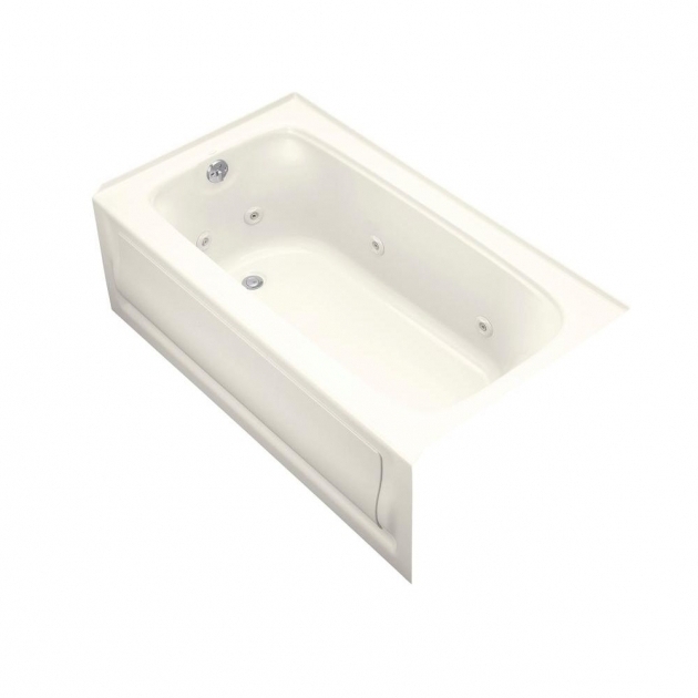 Awesome Alcove Whirlpool Tub Kohler Archer 5 Ft Acrylic Right Drain Rectangular Alcove