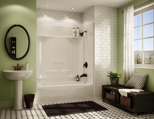 Fantastic One Piece Bathtub Shower Combo 14 Best Images About Tub Surrounds On Pinterest