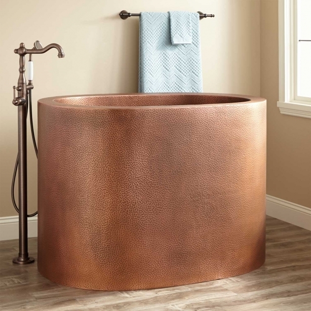Fascinating 48 Soaking Tub 48 Raksha Copper Japanese Soaking Tub Bathroom