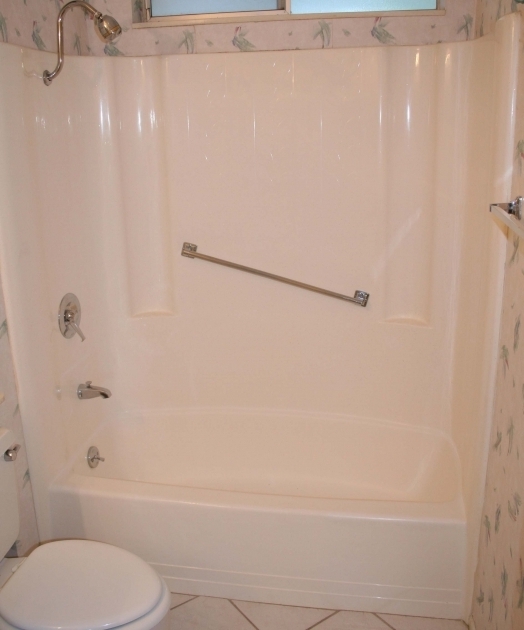 Fascinating Fiberglass Bathtub Shower Combo Bathroom White Fiberglass Tub Shower With Grab Bar With Bathtub