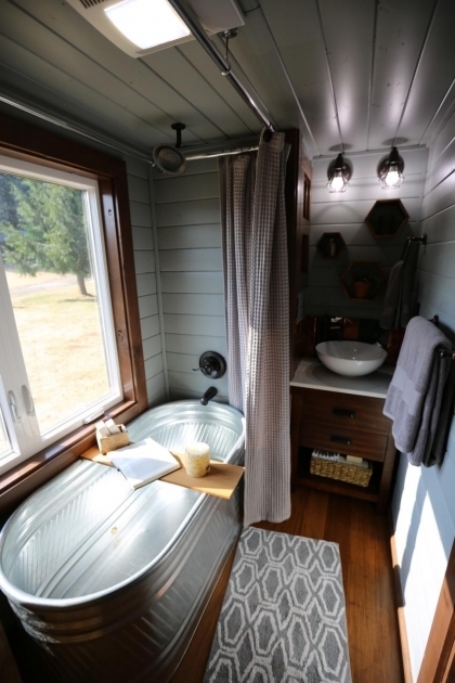 Gorgeous Tiny House Bathtubs As Seen On Season 1 Of Tiny Luxury This Spacious Spa Like