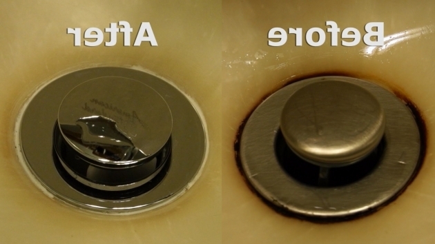 Image of How To Remove Rust From Bathtub Removing A Rust Stain From A Sink Youtube