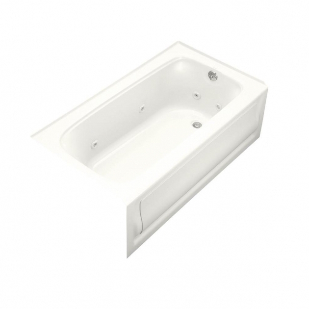 Incredible Kohler Whirlpool Tubs Kohler Bancroft 5 Ft Acrylic Left Drain Rectangular Alcove