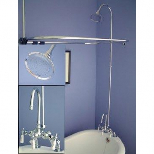 Marvelous Clawfoot Tub Shower Conversion Kit Converting Clawfoot Tub Shower Kit Home Decor Inspirations