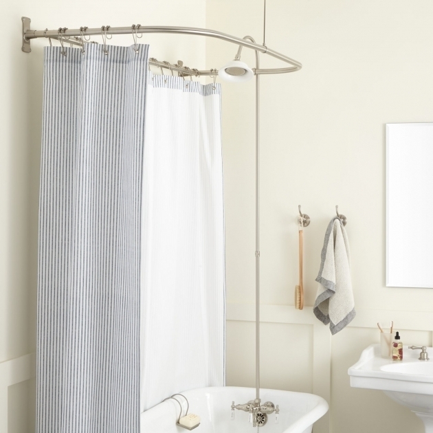 Marvelous Clawfoot Tub Shower Ring Clawfoot Tub To Shower Conversion Kits Signature Hardware