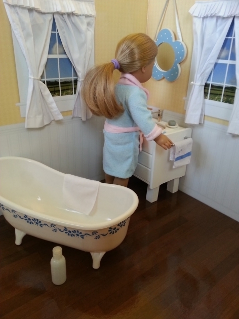 Picture of 18 Inch Doll Bathtub Fun With Ag Fan Craft Make A Toilet For Your Doll