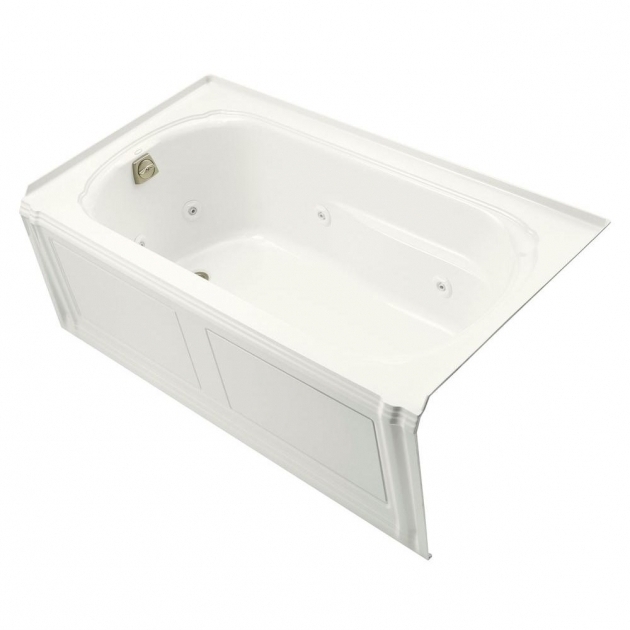 Picture of Alcove Whirlpool Tub Kohler Portrait 5 Ft Acrylic Right Drain Rectangular Alcove