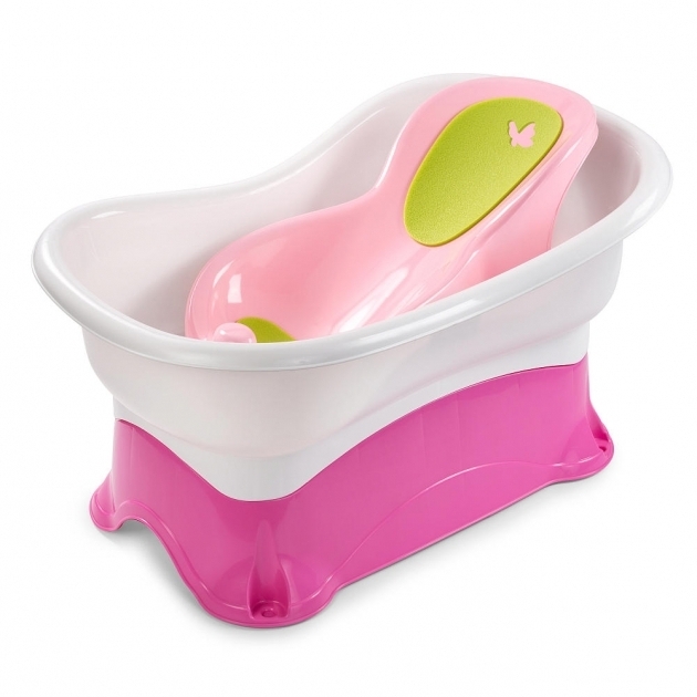 Picture of Bathtub Seat For Baby Summer Infant Right Height Bath Tub Pink Bath Tubs Infant And