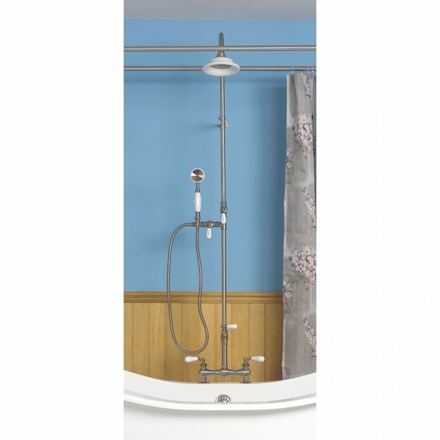 Wonderful Faucet For Clawfoot Tub With Shower Attachment Clawfoot Tub Shower Kits