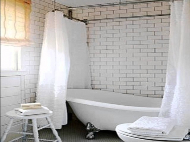 Alluring Shower Curtain For Clawfoot Tub How To Make Amazing Bathroom With Clawfoot Tub Shower Curtain