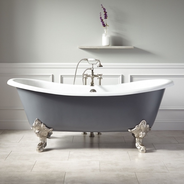 Amazing Clawfoot Jacuzzi Tub 72 Lena Cast Iron Clawfoot Tub Monarch Imperial Feet Dark