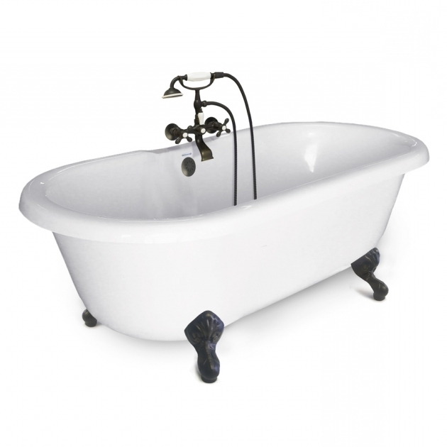Amazing Clawfoot Tub Lowes Shop American Bath Factory Chelsea 60 In Acrylic Clawfoot Bathtub