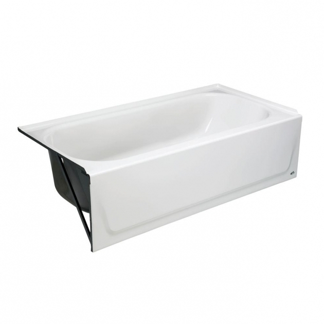 Awesome 58 Inch Bathtub Bootz Industries Maui 5 Ft Left Drain Soaking Tub In White 011
