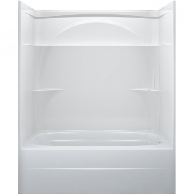 Awesome Delta Bathtubs Shop Delta White Acrylic One Piece Shower With Bathtub Common 32