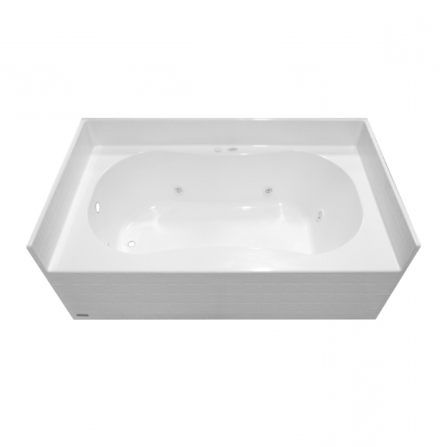 Beautiful Aquaglass Whirlpool Tub Shop Aqua Glass White Gelcoat Skirted Jetted Whirlpool Tub At