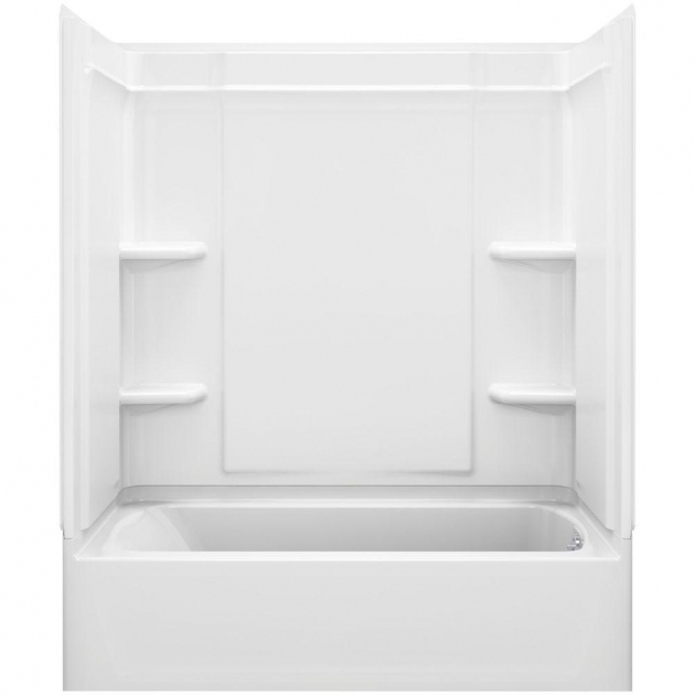 Fascinating Sterling Bathtubs Sterling Ensemble Medley 60 In X 3125 In X 77 In 4 Piece