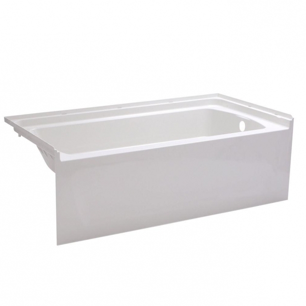 Image of Sterling Bathtubs Sterling Ensemble 5 Ft Right Drain Bathtub In White 71121120 0