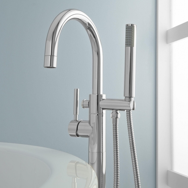 Incredible Bathtub Faucet With Handheld Shower Simoni Freestanding Tub Faucet And Hand Shower Bathroom