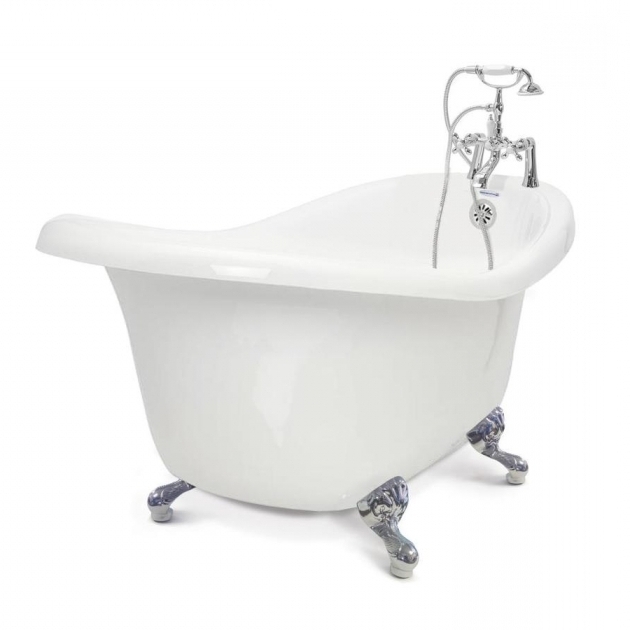 Incredible Clawfoot Tub Lowes Shop American Bath Factory Chelsea 60 In White Acrylic Clawfoot