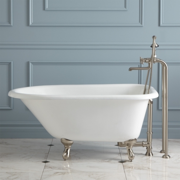 Inspiring 48 Clawfoot Tub 48 Cambria Cast Iron Roll Top Clawfoot Tub Bathroom