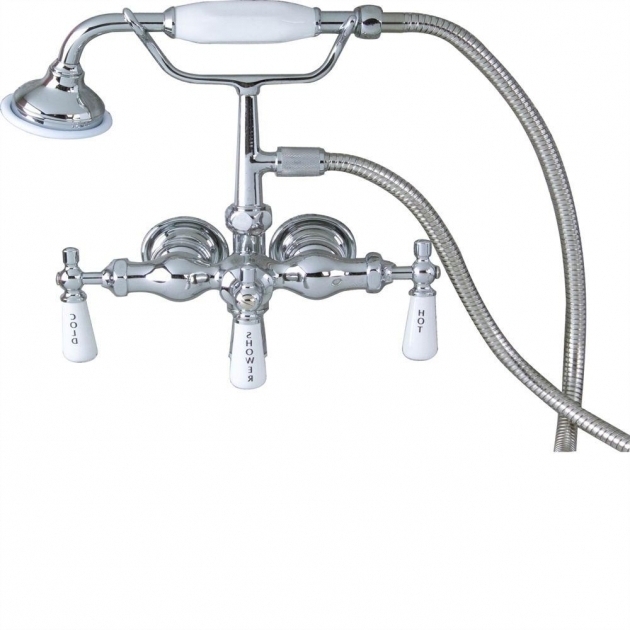 Outstanding Faucet For Clawfoot Tub Pegasus 3 Handle Claw Foot Tub Faucet With Old Style Spigot And