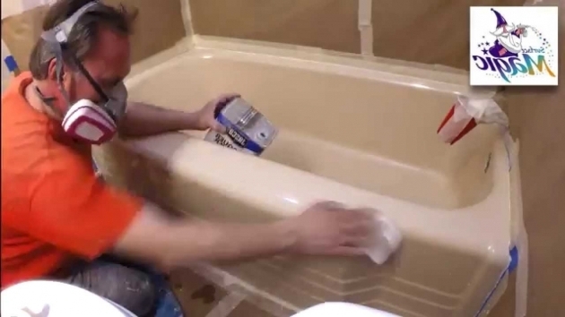 Outstanding How To Paint A Bathtub Painting A Bathtub Diy Results Vs Professional Reglazing Youtube