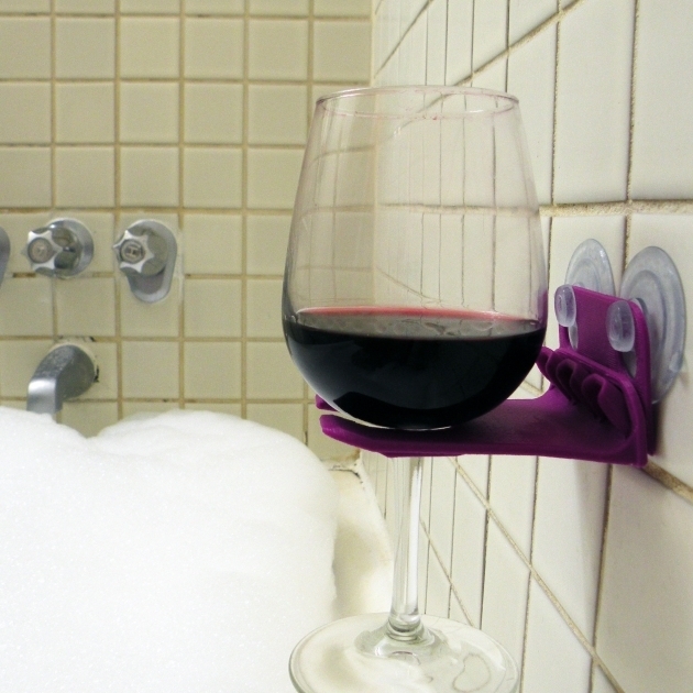 Picture of Bathtub Wine Glass Holder Wine Holder For Bathtub 1 Digital Imagery For Wine Glass Holder