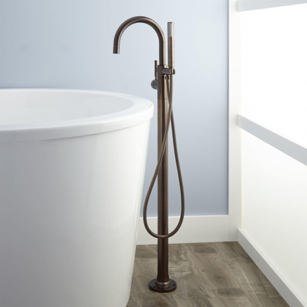 Picture of Clawfoot Tub Faucet Floor Mount Floor Mount Freestanding Tub Fillers Signature Hardware