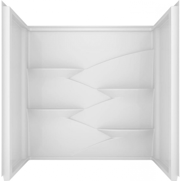 Picture of Delta Bathtubs Shop Delta Laurel High Gloss White Acrylic Bathtub Wall Surround