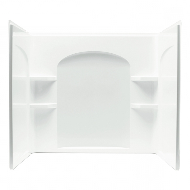 Stylish Sterling Bathtubs Shop Sterling Ensemble White Vikrell Bathtub Wall Surround Common