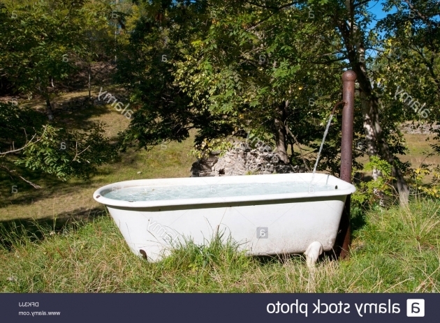 Wonderful Water Trough Bathtub Bathtub Placed In Countryside And Used As Spring Water Trough