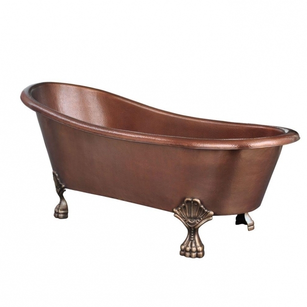 Fascinating Copper Clawfoot Tub Sinkology Heisenberg 55 Ft Handmade Pure Solid Copper