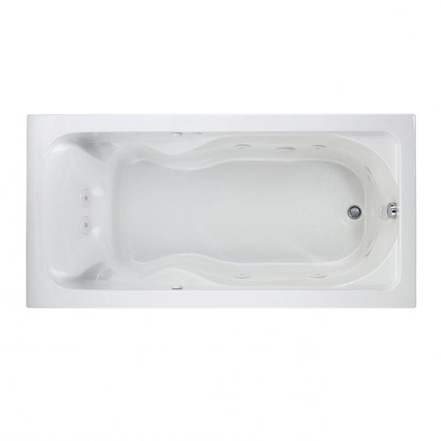 Image of Everclean Whirlpool Tub American Standard Cadet 6 Ft X 36 In Reversible Drain Everclean