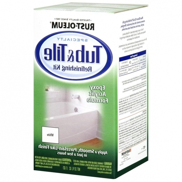 Image of Fiberglass Bathtub Repair Kit Rust Oleum Specialty 1 Qt White Tub And Tile Refinishing Kit